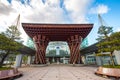 The Tsuzumi Gate at JR Kanazawa Station in Kanazawa, Japan