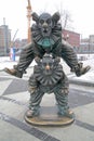Tsvetnoy Boulevard. Sculpture clowns
