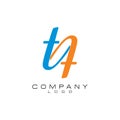 Tt, t letter logo design vector