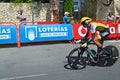 TT Time Trial Lotto Jumbo Rider Royalty Free Stock Photo