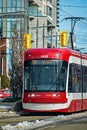 TTC Streetcar On St. Clair Avenue West In Toronto