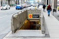 TTC Subway Sign Toronto Royalty Free Stock Photo