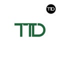 TTD Logo Letter Monogram Design Royalty Free Stock Photo