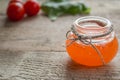 Thick sweet chili sauce Royalty Free Stock Photo