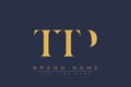 TTP abstract letter logo design Royalty Free Stock Photo