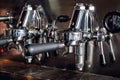 Ttraditional Espresso Coffee Machine Royalty Free Stock Photo