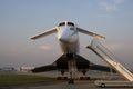 Tu-144 supersonic jet aircraft Royalty Free Stock Photo