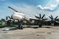 TU-95 Bear Exhibit of museum of aviation Poltava,Ukraine Royalty Free Stock Photo