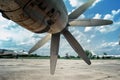 TU-95 Bear Exhibit of museum of aviation Poltava,Ukraine