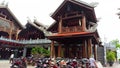 Tu Sac Khai Doan pagoda is an architectural combination between the Ruong house in Hue and the EdeÃ¢â¬â¢s long house Buon Ma Thuot,