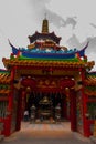 Tua Pek Kong Temple the Beautiful Chinese Temple of the Sibu city, Sarawak, Malaysia, Borneo