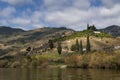 View of the Quinta dos Malvedos winery from the Douro River, in Portugal