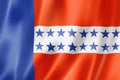 Tuamotu Islands flag, French Polynesia Royalty Free Stock Photo