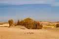 Tuareg encampment. Illizi Province, Djanet, Algeria, Africa Royalty Free Stock Photo