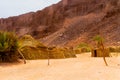 Tuareg village. Tassili N\'Ajjer National Park, Algeria Royalty Free Stock Photo