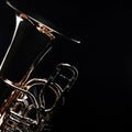 Tuba isolated Royalty Free Stock Photo