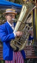 New Orleans Jazz performer at Disneyland Anaheim