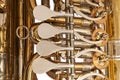 Tuba Valves Royalty Free Stock Photo