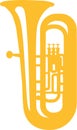 Tuba yellow icon