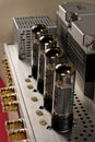 Tube amplifier closeup