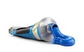 A tube with blue oil paint Royalty Free Stock Photo