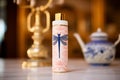 tube of calamine lotion with a dragonfly on top Royalty Free Stock Photo