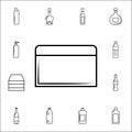 a tube of cream icon. Bottle icons universal set for web and mobile Royalty Free Stock Photo