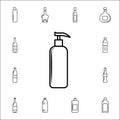 a tube of cream icon. Bottle icons universal set for web and mobile Royalty Free Stock Photo