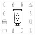 a tube of cream icon. Bottle icons universal set for web and mobile Royalty Free Stock Photo