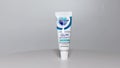 A tube of Crest ProHealth Gum Detoxify toothpaste on a white background