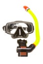 Tube for diving (snorkel) and mask Royalty Free Stock Photo