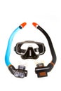 Tube for diving (snorkel) and mask Royalty Free Stock Photo