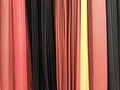 Shrink tube, colored tube shrink, Heat shrink tube different colors, colored tube shrinking and abstract background Royalty Free Stock Photo