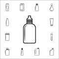 tube for medicine icon. Bottle icons universal set for web and mobile Royalty Free Stock Photo