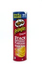 Tube of Pringles in recyclable packaging and at Present in Short Supply