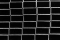 The tube profile,the square tube profile in black and white