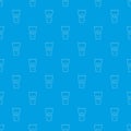 Tube with sunbathing cream pattern vector seamless blue