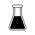 Tube test science isolated icon