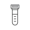 Tube tests laboratory line style icon