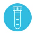 Tube tests laboratory line style icon