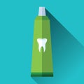 tube of toothpaste. Vector illustration decorative design Royalty Free Stock Photo