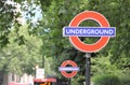 Tube underground subway London UK Royalty Free Stock Photo