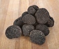Tuber melanosporum in studio Royalty Free Stock Photo