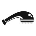 Tubing head icon simple vector. Shower head wash