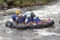 Tubing on the Mindo river in Ecuador