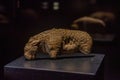 Tubingen, Germany, September 19, 2020: Prehistoric sculptures di