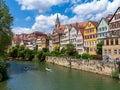 Tubingen, an old town on the River Neckar, Baden-Wurttemberg, Germany. Royalty Free Stock Photo