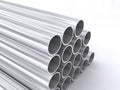 Tubular metal pipes Royalty Free Stock Photo