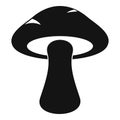 Tubular mushroom icon, simple style