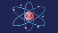 Tucked between two electrons a tiny symbol of societal pressures emanates a constant feeling of unease causing the atom